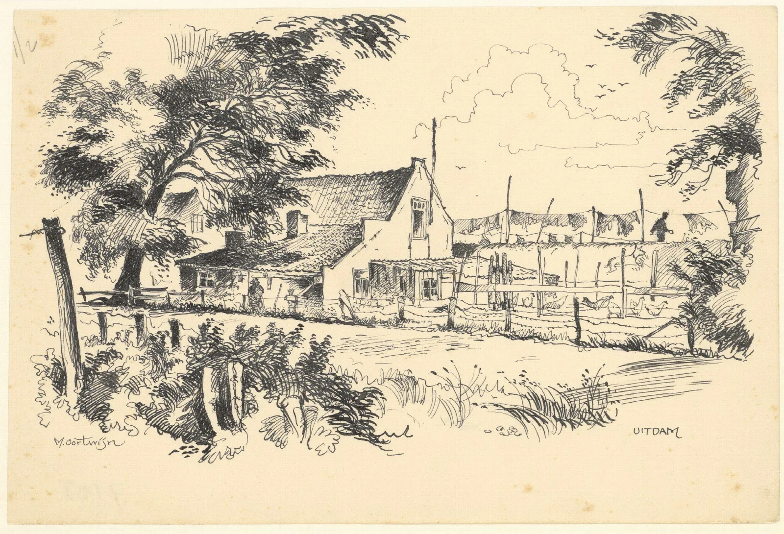 Gezicht Te Uitdam Wall Art by Maarten Oortwijn - Canvas Print