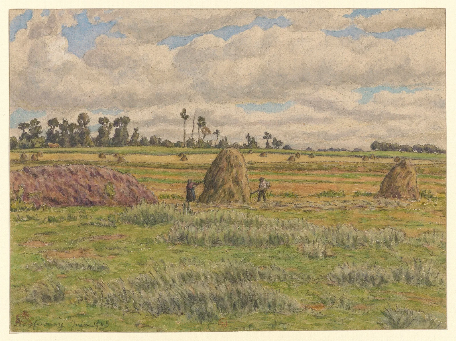 Longfresnay 2 Wall Art by Henri Rivière - Canvas Print