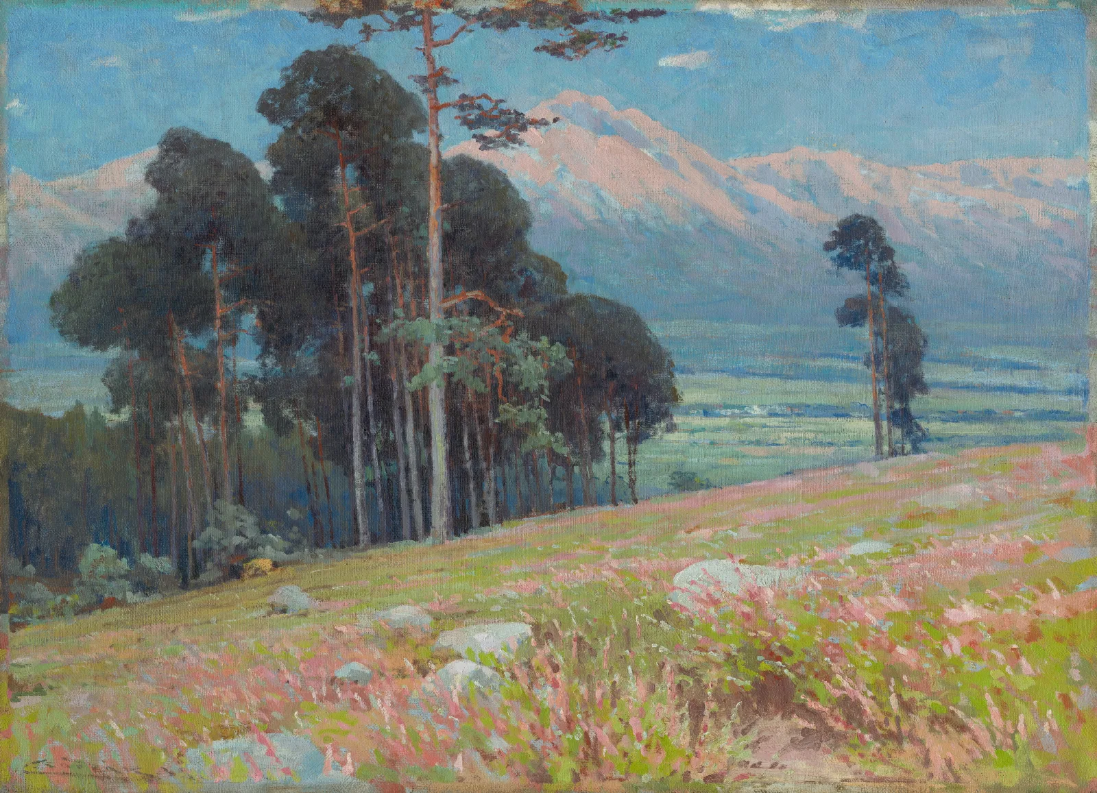 Summer Snow In The Tatras Wall Art by Ľudovít Čordák - Canvas Print