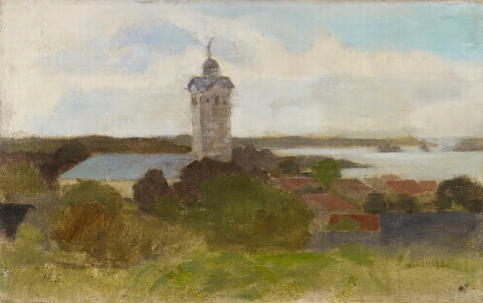 Tammisaari Church Wall Art by Helene Schjerfbeck - Canvas Print