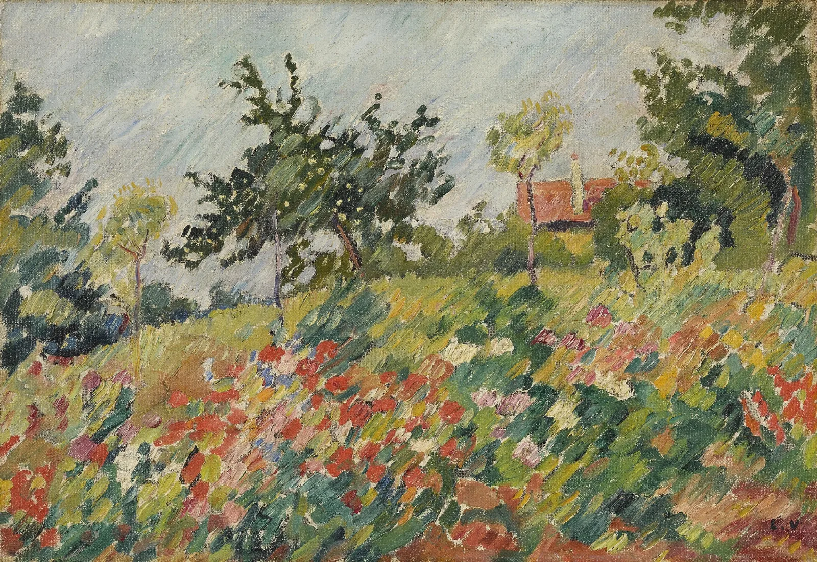 Champ Fleuri Wall Art by Louis Valtat - Canvas Print