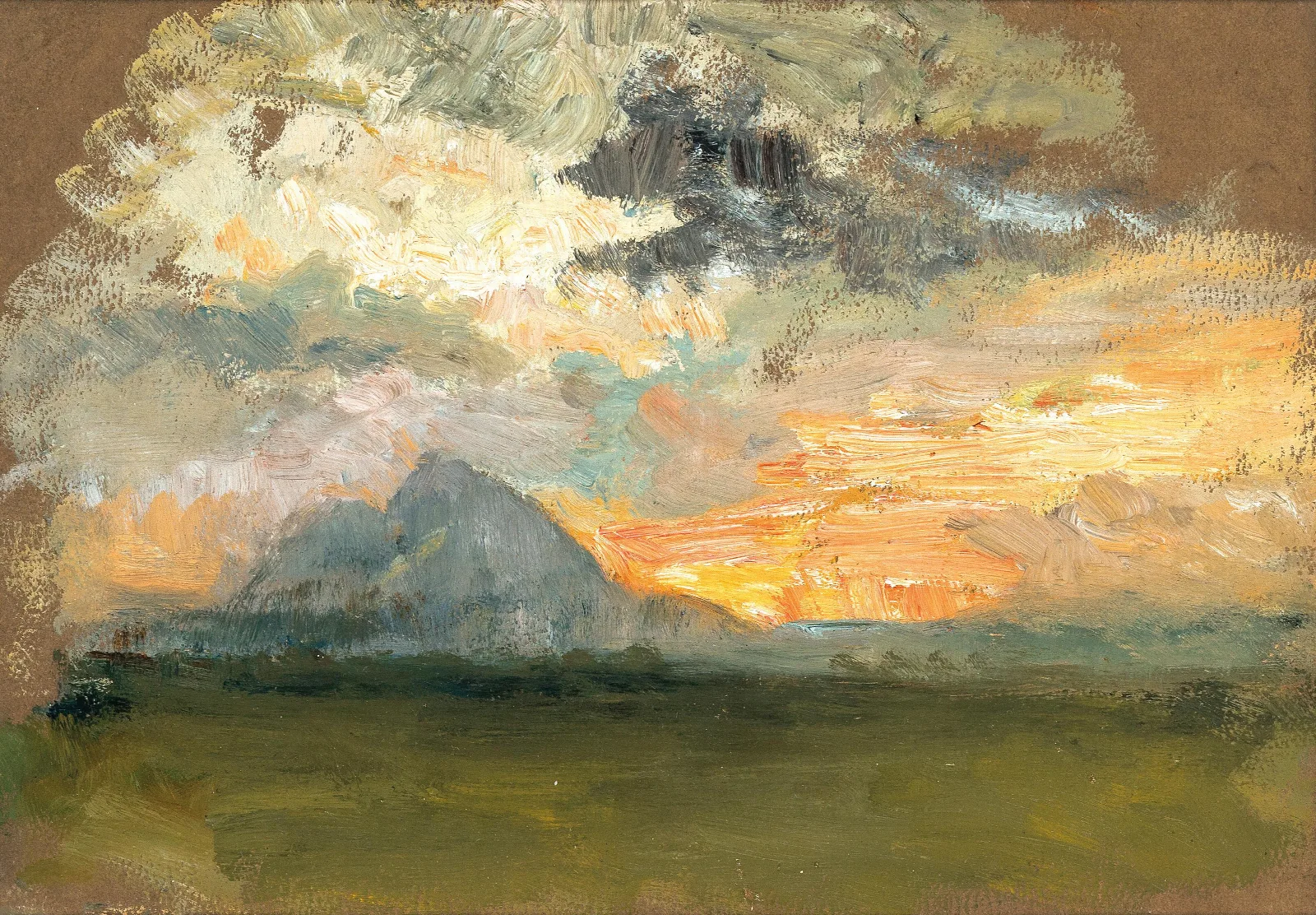 Sunset 41 Wall Art by Marie Egner - Canvas Print