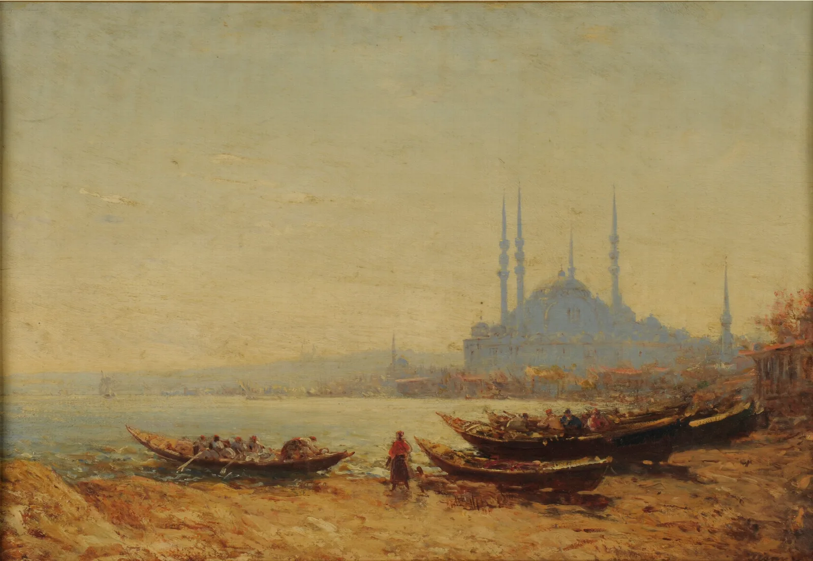 Le Bosphore Au Matin Wall Art by Félix Ziem - Canvas Print