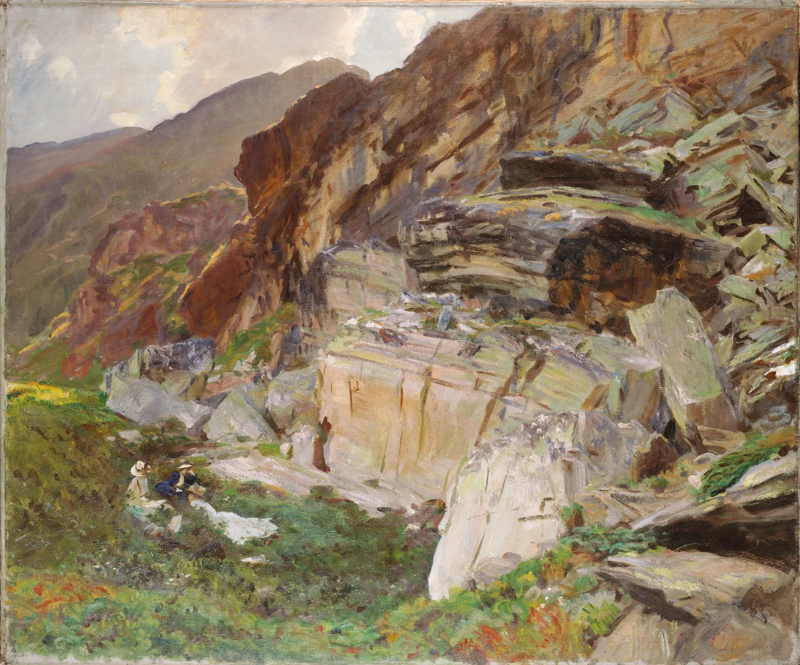 In The Simplon Valley Wall Art by John Singer Sargent - Canvas Print