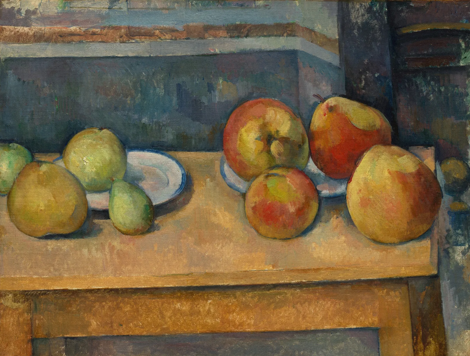 Still Life With Apples And Pears Wall Art by Paul Cézanne - Canvas Print