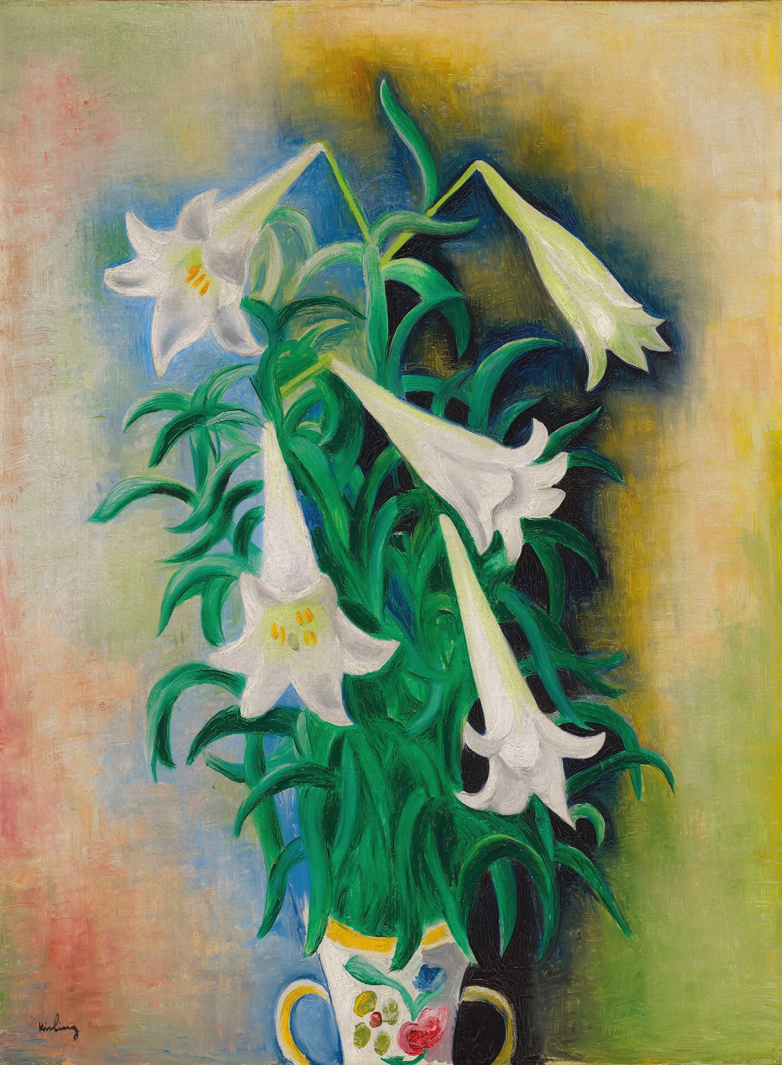 Lys Wall Art by Moïse Kisling - Canvas Print