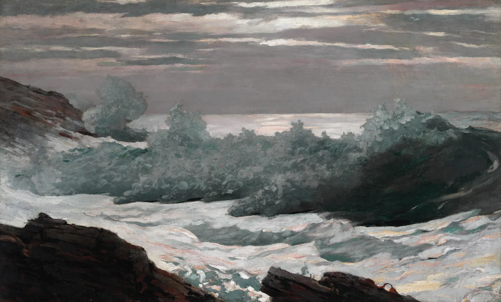 Early Morning After A Storm At Sea Wall Art by Winslow Homer - Canvas Print