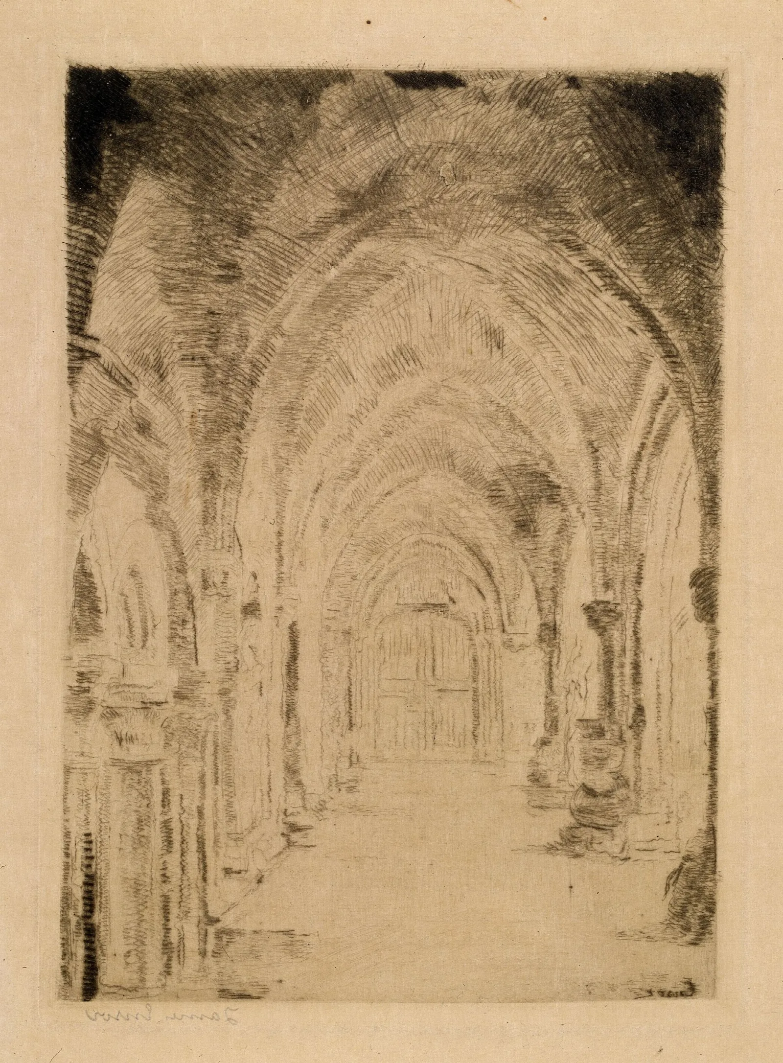 The Crypt 2 Wall Art by James Ensor - Canvas Print