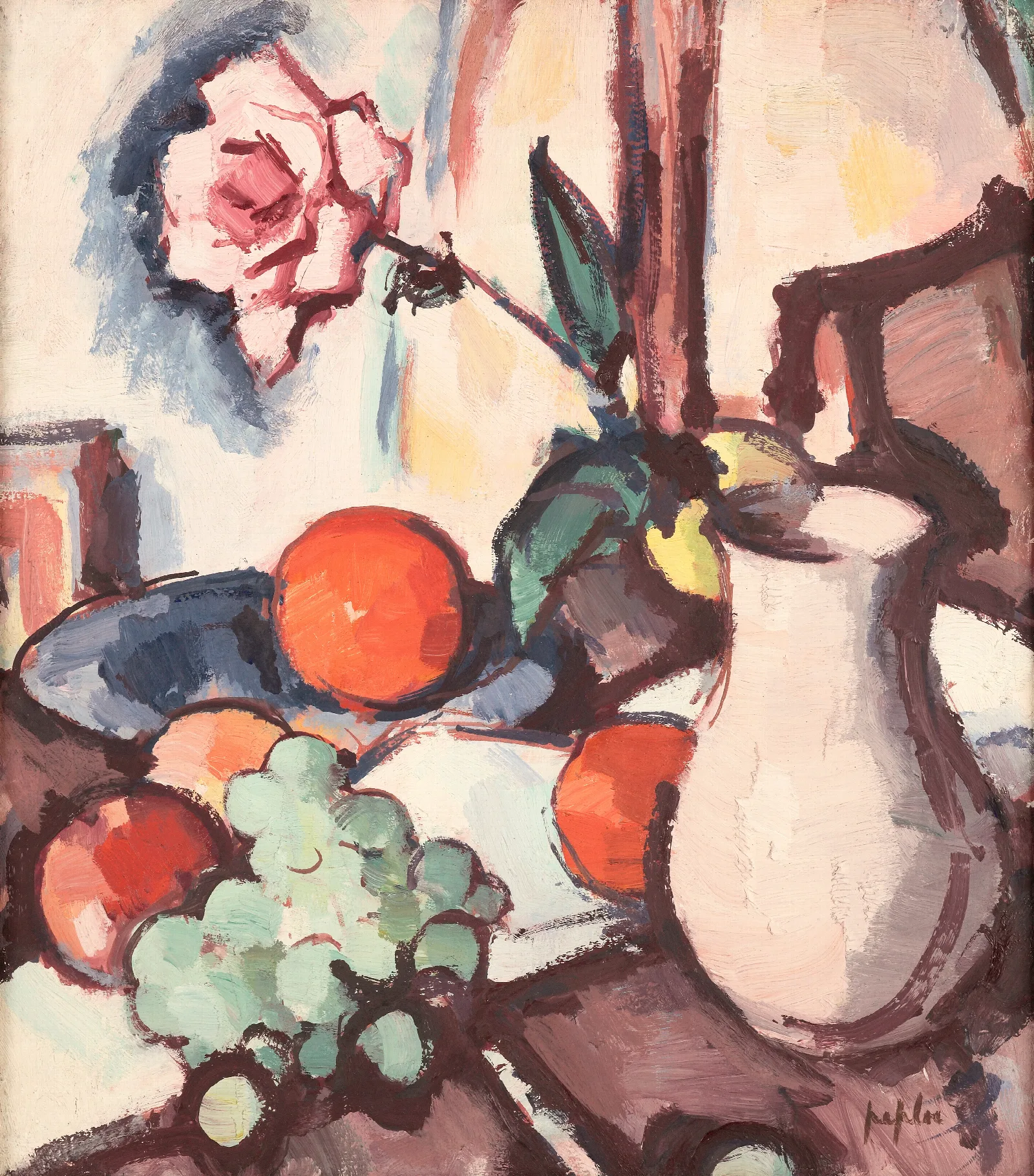 Still Life 210 Wall Art by Samuel John Peploe - Canvas Print