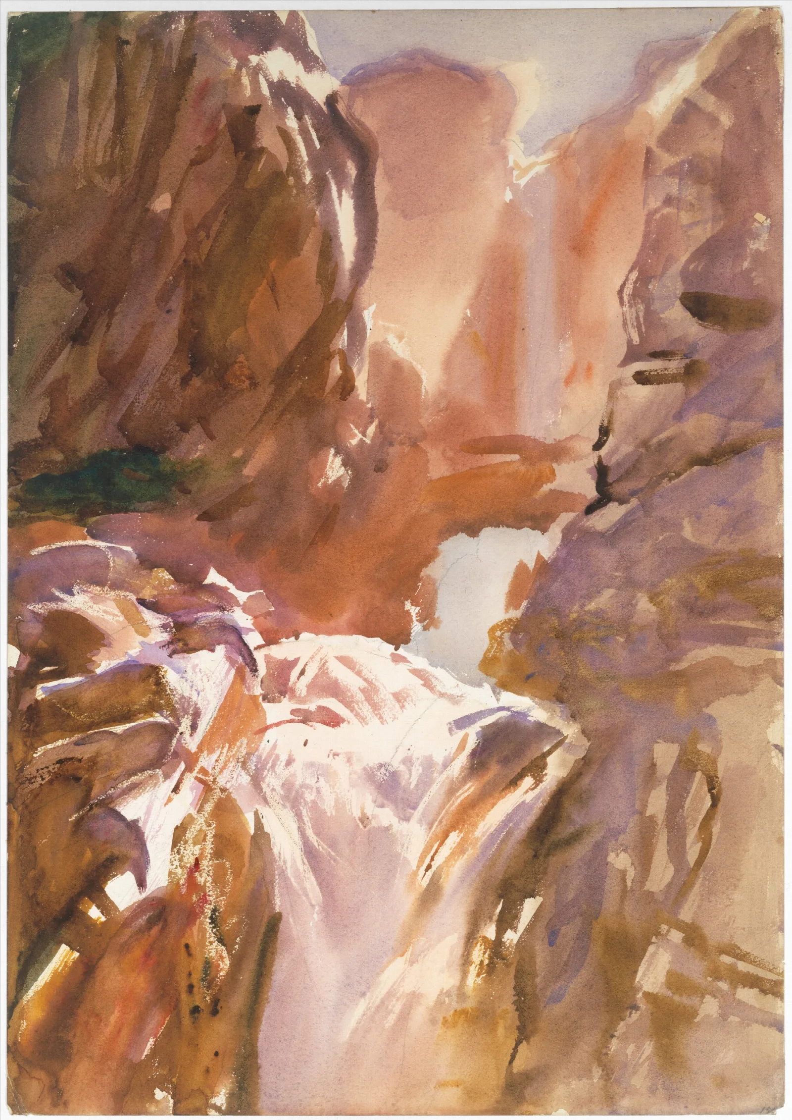 Mountain Torrent 2 Wall Art by John Singer Sargent - Canvas Print