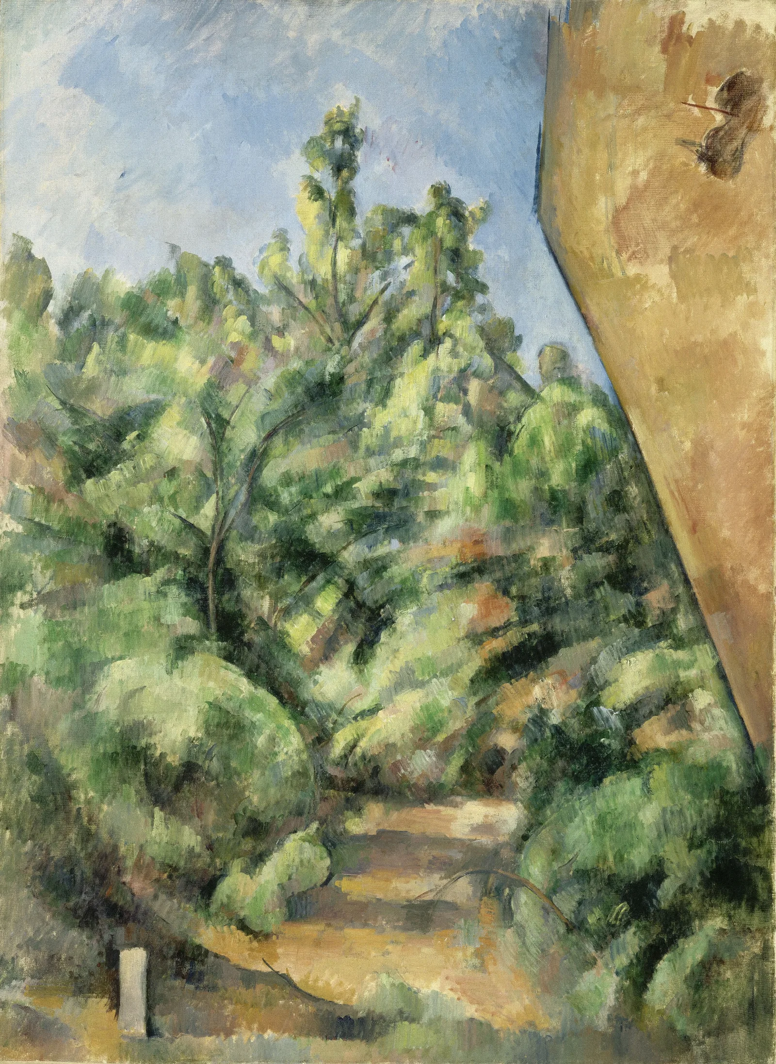 The Red Rock Wall Art by Paul Cézanne - Canvas Print