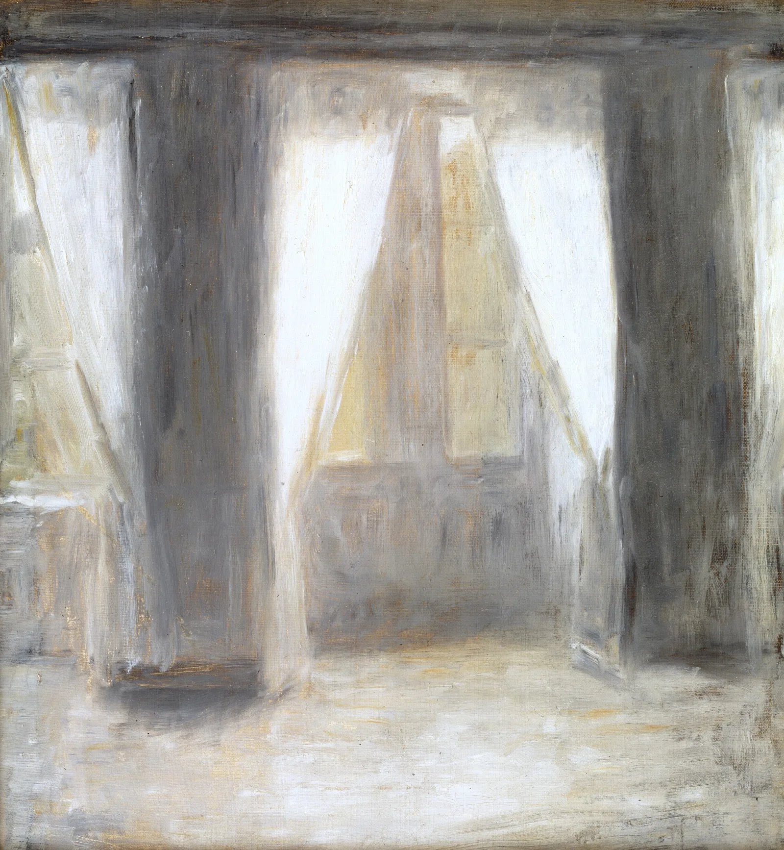 Dagligstuen Pa Frederiksberg Alle Wall Art by Vilhelm Hammershøi - Canvas Print