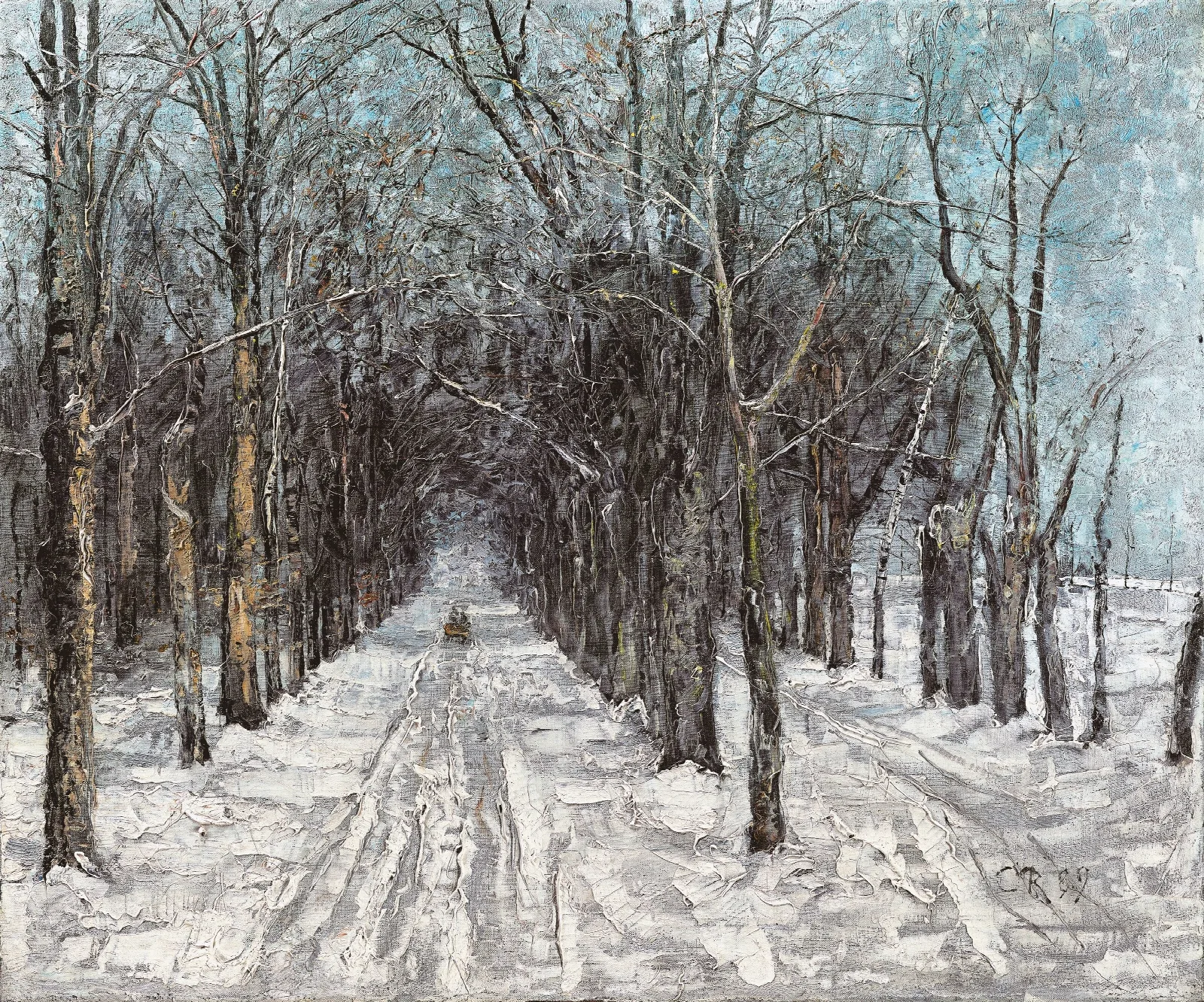 Belvedere Allee In Weimar Wall Art by Christian Rohlfs - Canvas Print