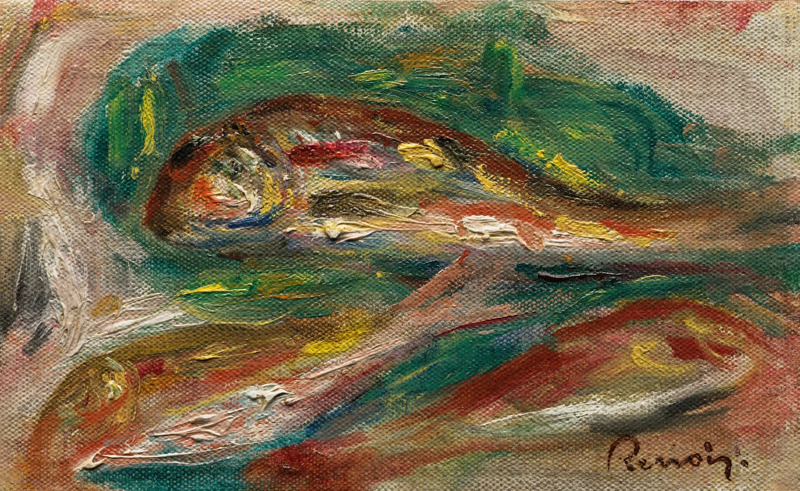Poissons 3 Wall Art by Pierre-Auguste Renoir - Canvas Print