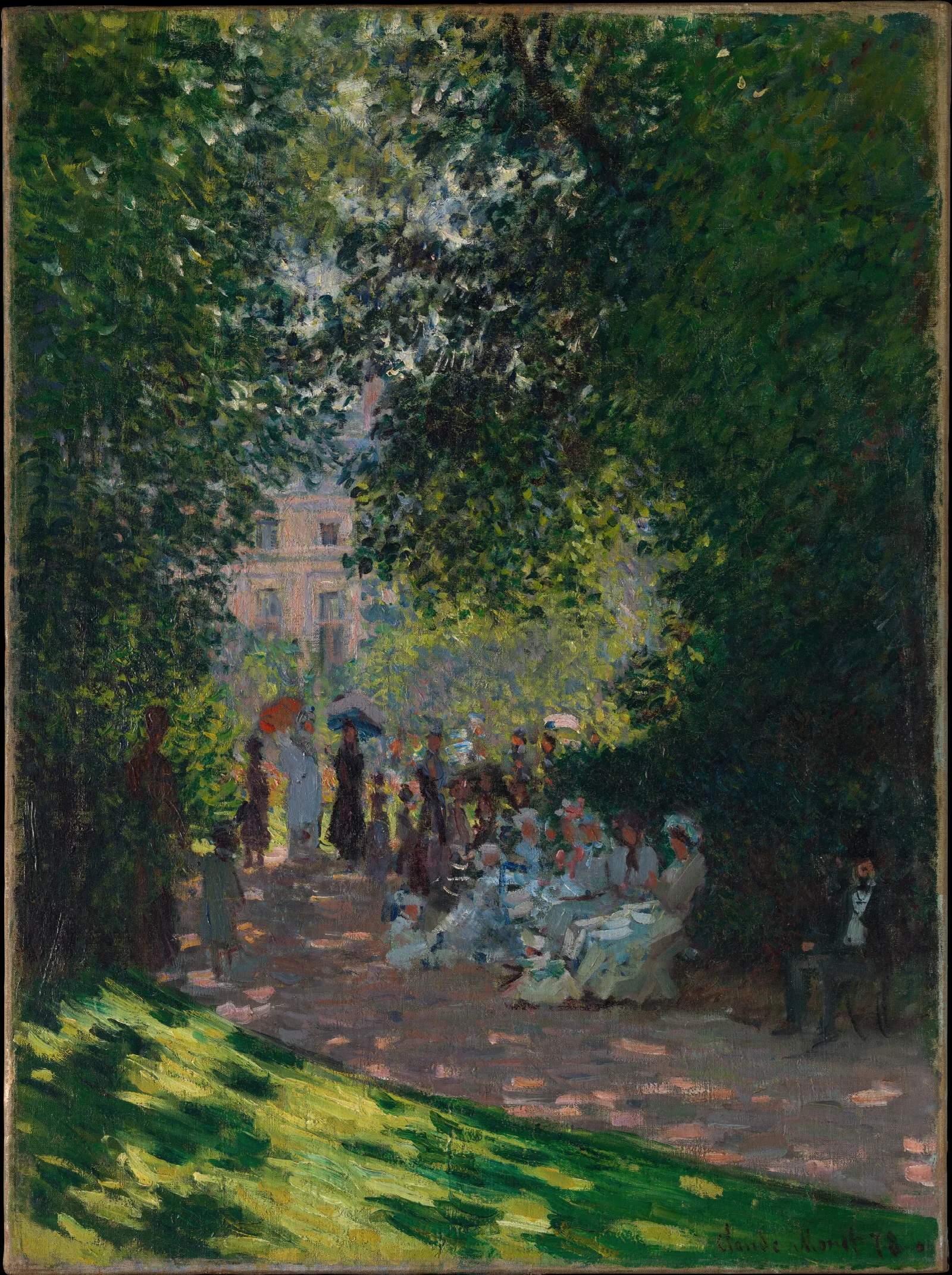 The Parc Monceau Wall Art by Claude Monet - Canvas Print