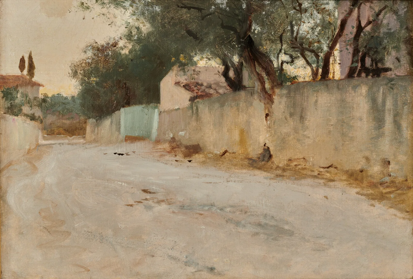 A Road In The South Wall Art by John Singer Sargent - Canvas Print
