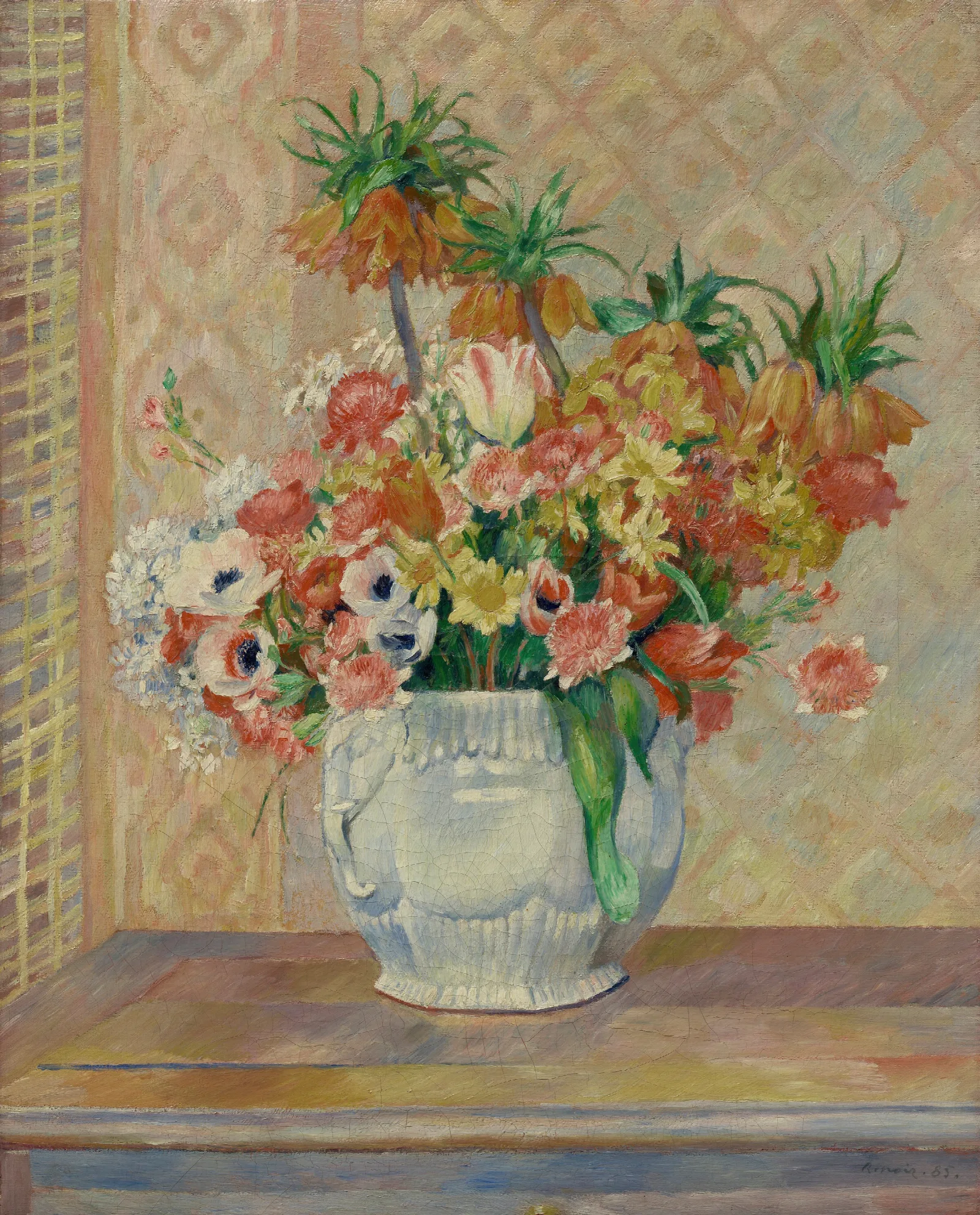 Still Life Flowers Wall Art by Pierre-Auguste Renoir - Canvas Print