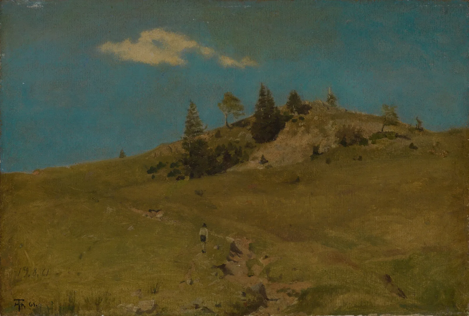 Schwarzwaldhohe Wall Art by Hans Thoma - Canvas Print