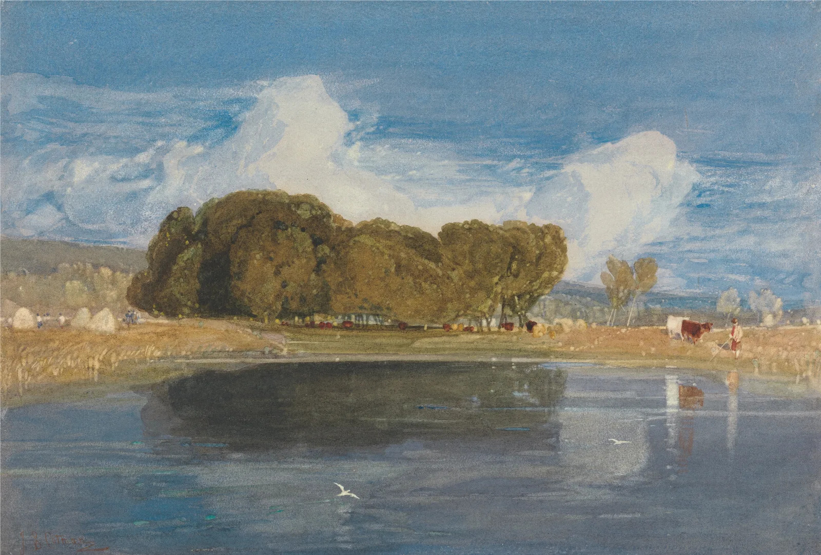 A Summer Day 5 Wall Art by John Sell Cotman - Canvas Print