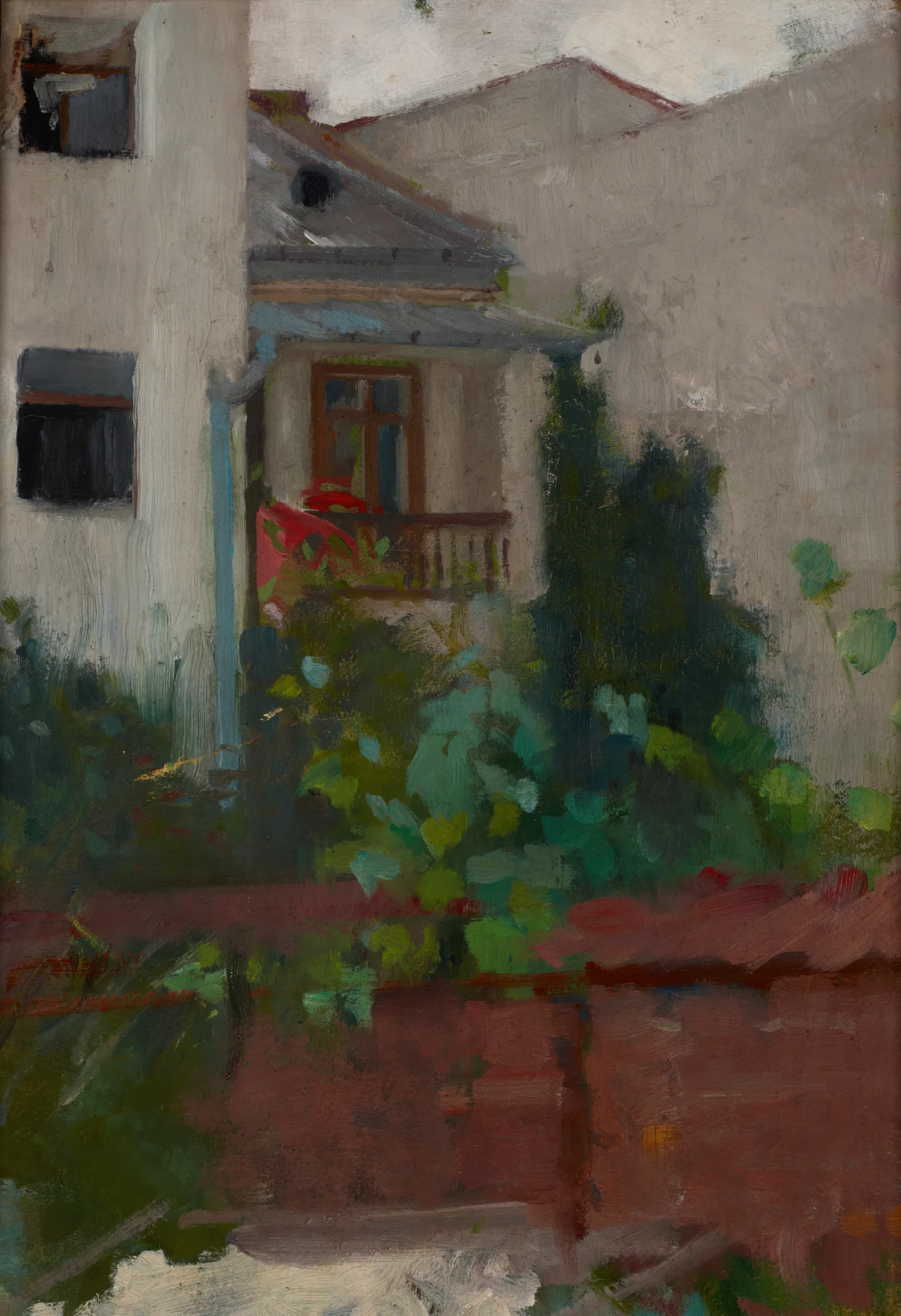 Architectural Landscape Wall Art by Olga Boznanska - Canvas Print