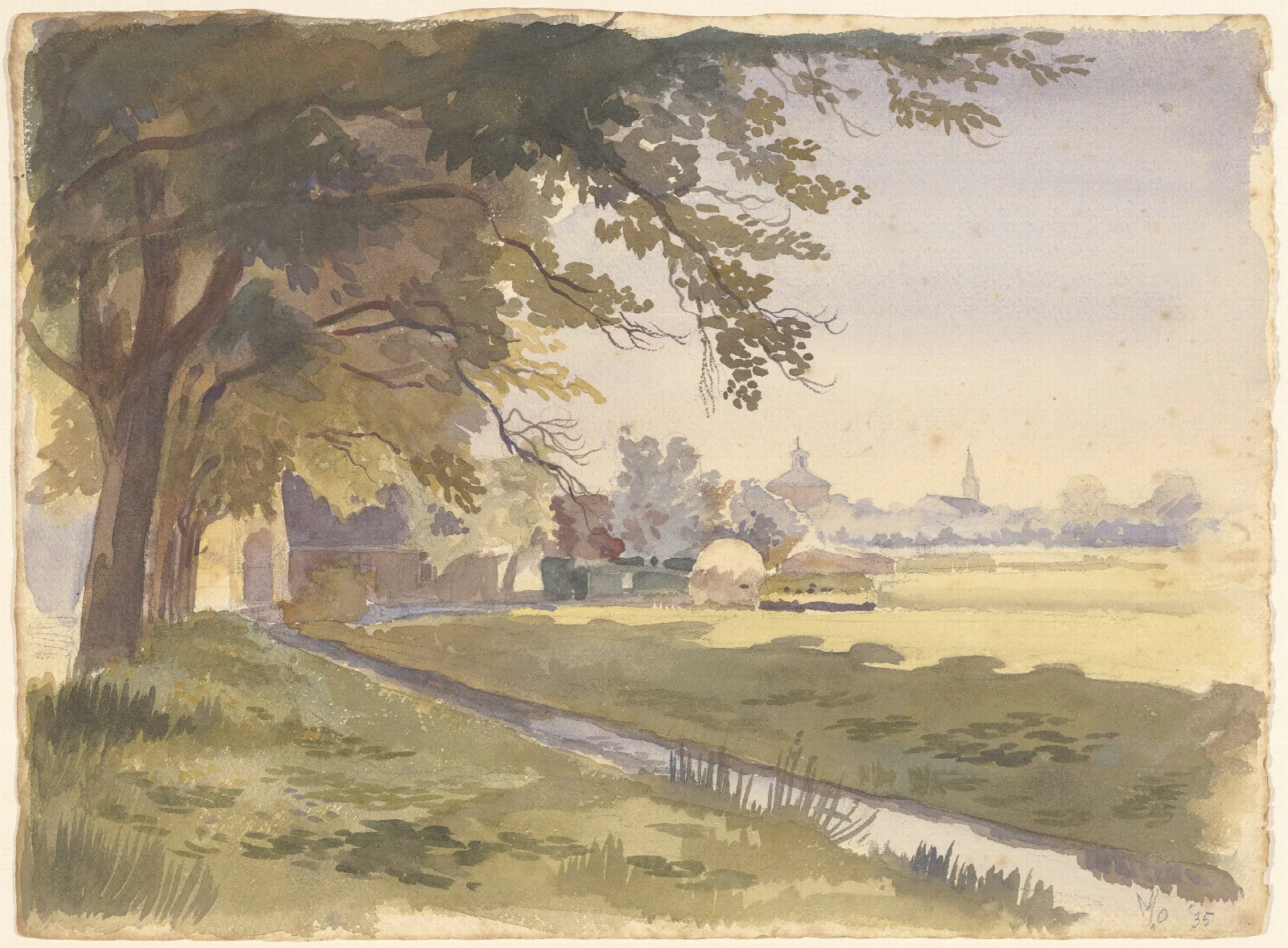 Gezicht Op Purmerend Wall Art by Maarten Oortwijn - Canvas Print