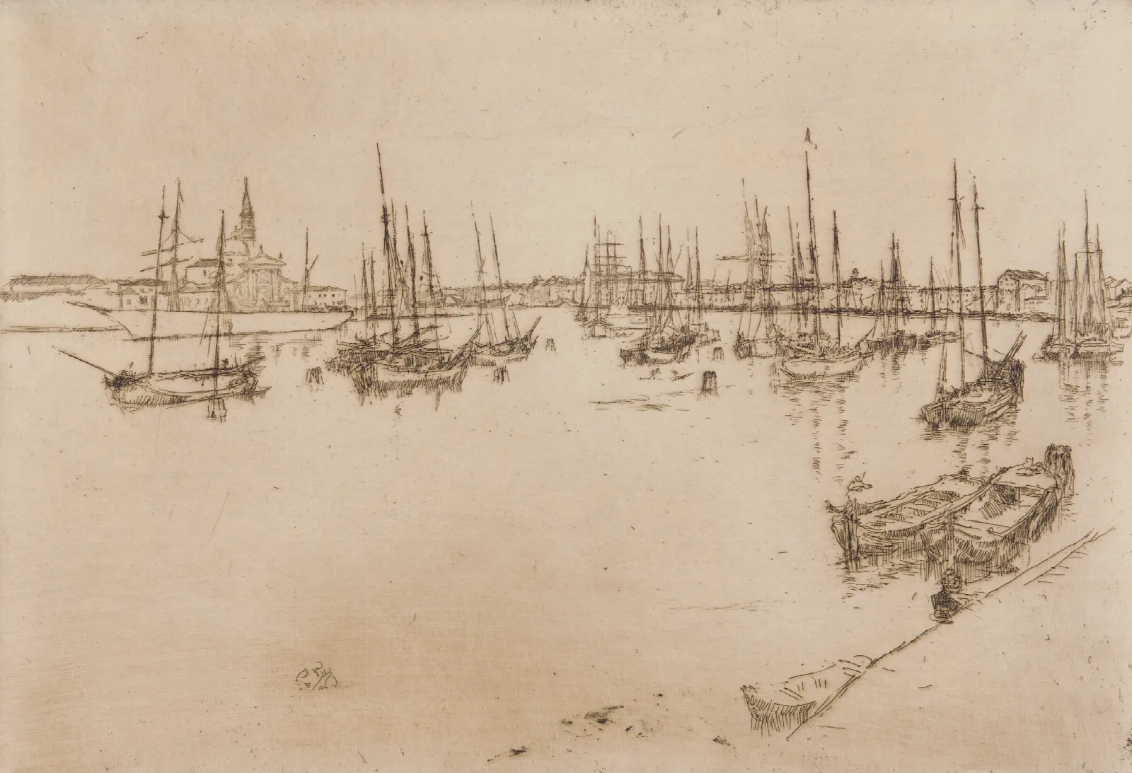 San Giorgio 2 Wall Art by James Abbott McNeill Whistler - Canvas Print