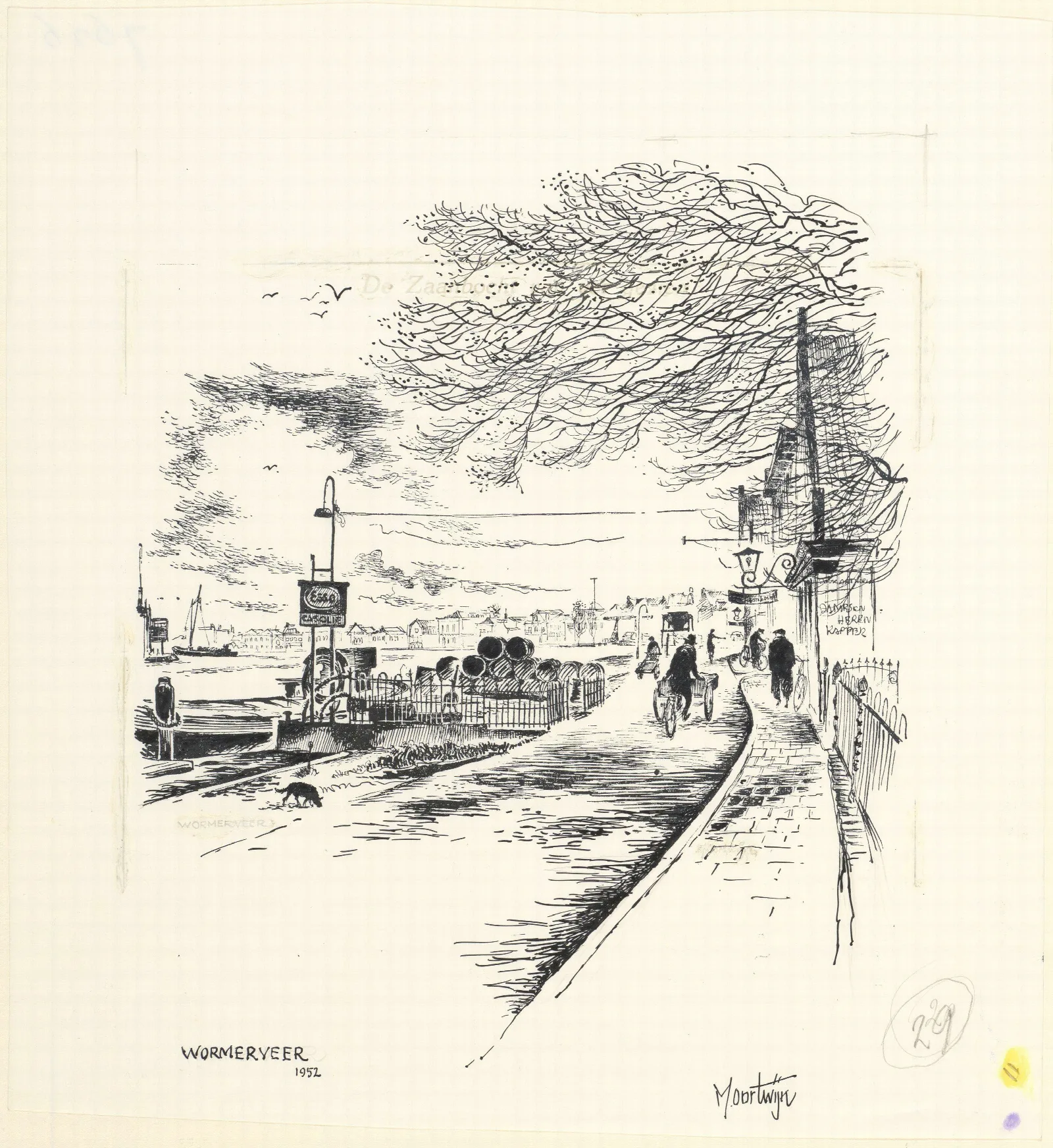 Gezicht Te Wormerveer 2 Wall Art by Maarten Oortwijn - Canvas Print