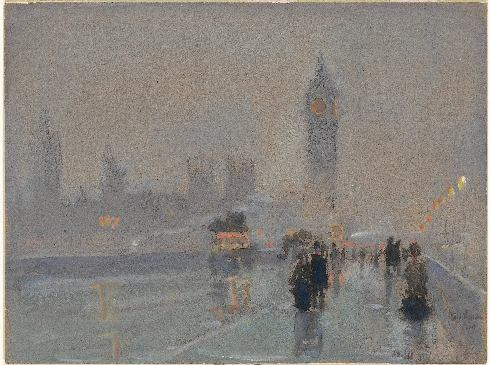 Big Ben Wall Art by Childe Hassam - Canvas Print