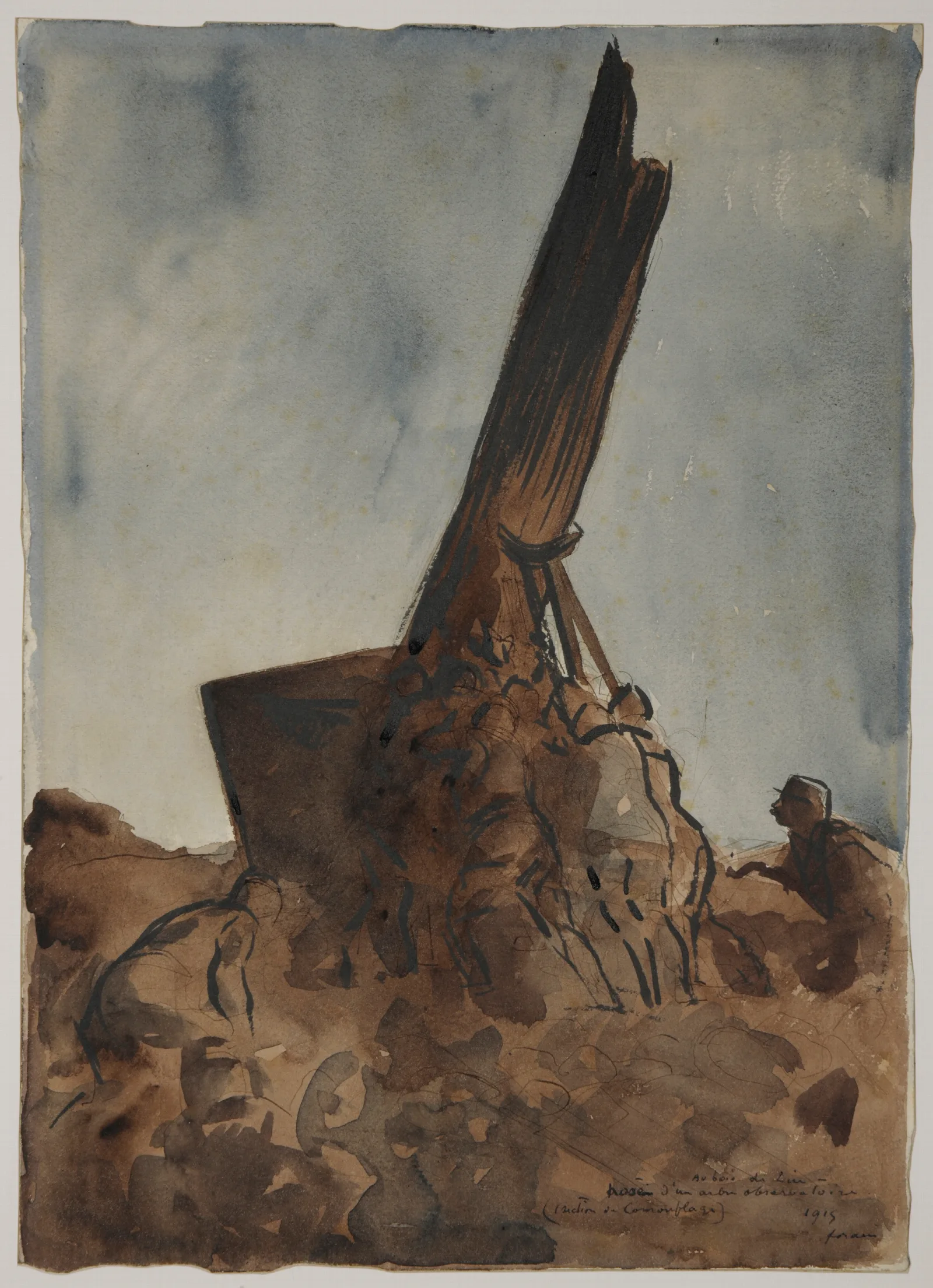 Pose Dun Observatoire Par Des Camoufleurs Wall Art by Jean-Louis Forain - Canvas Print