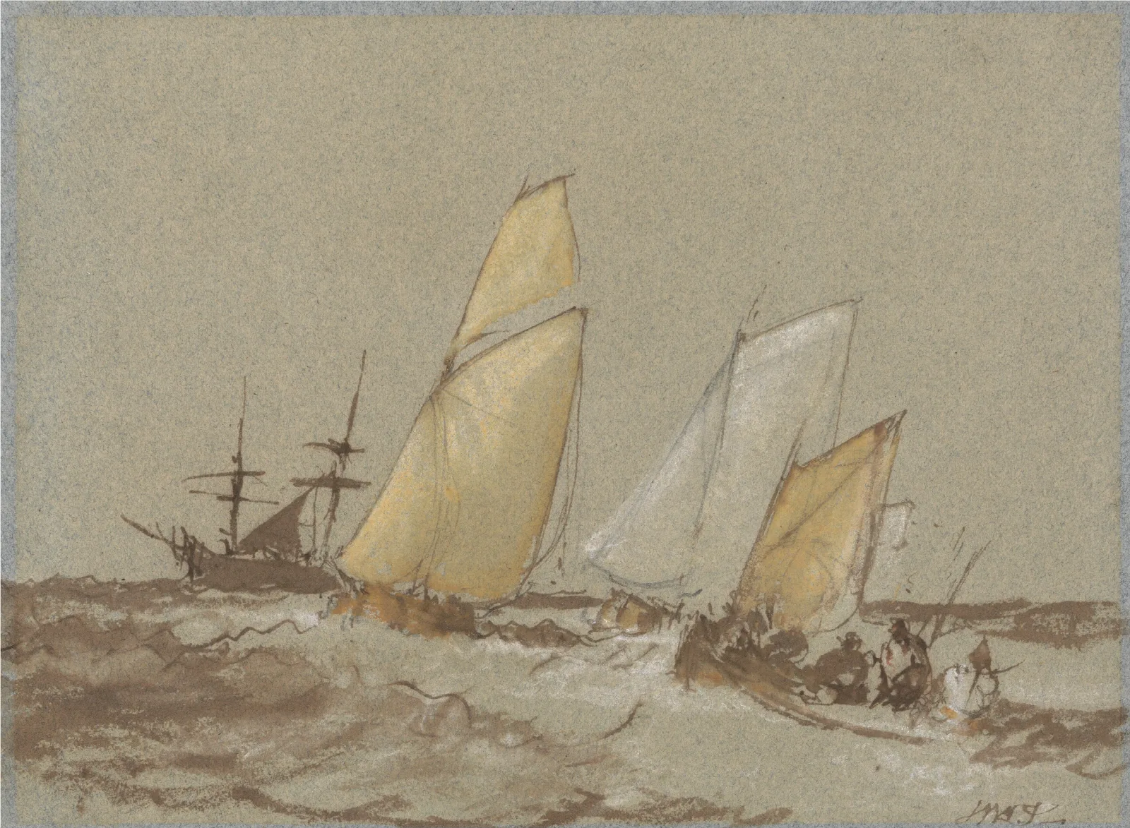 Shipping Wall Art by Joseph Mallord William Turner - Canvas Print