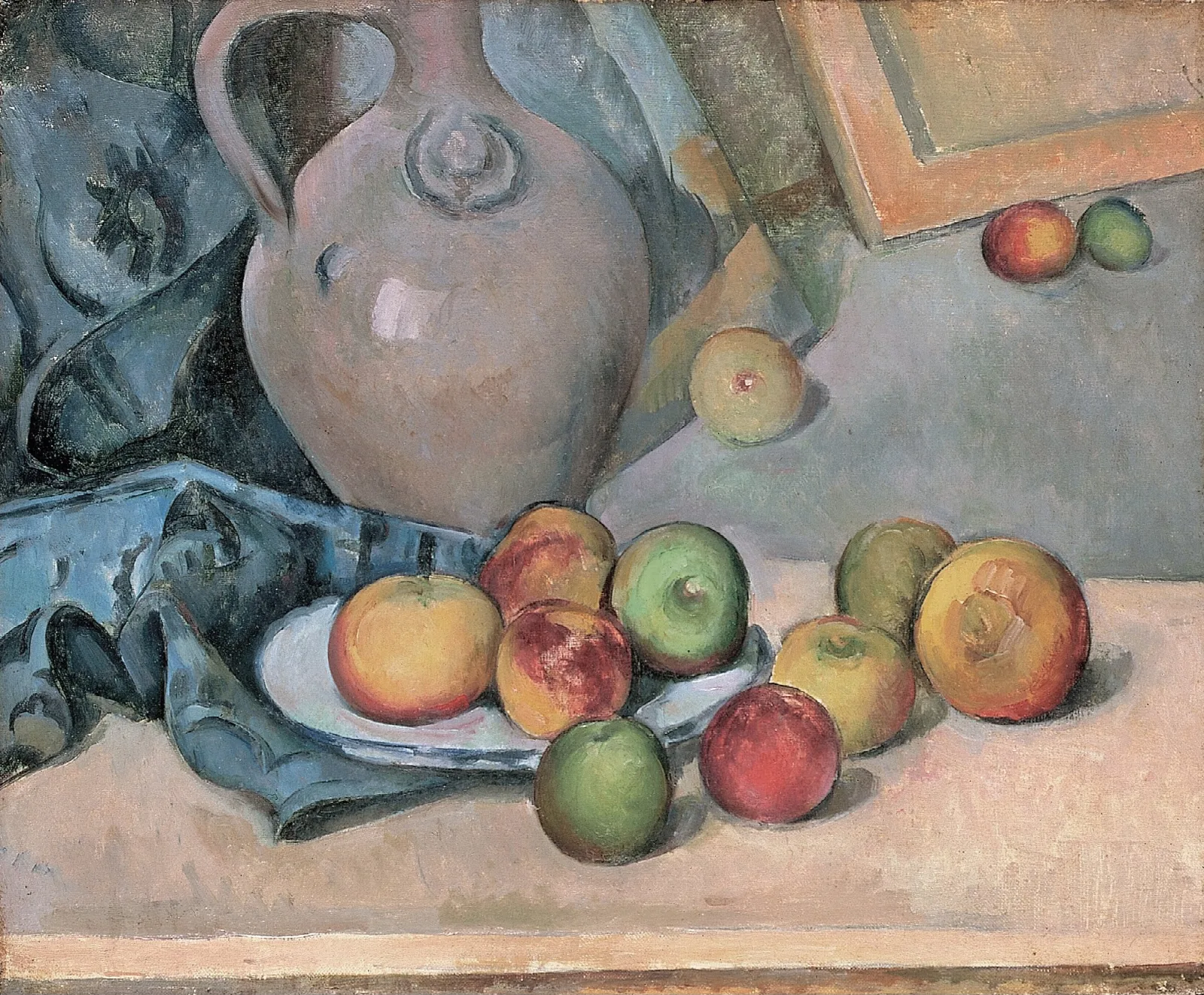 Stoneware Pitcher Wall Art by Paul Cézanne - Canvas Print