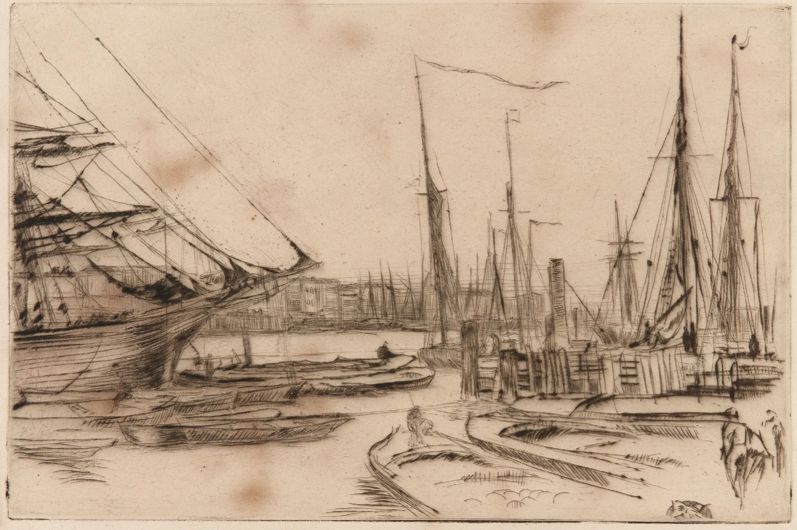 From Billingsgate Wall Art by James Abbott McNeill Whistler - Canvas Print