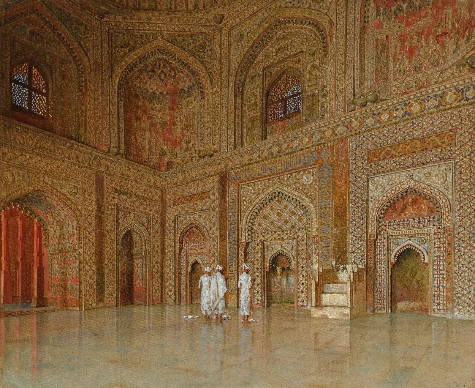 The Chief Mosque In Futtehpore Sikri Wall Art by Vasily Vereshchagin - Canvas Print