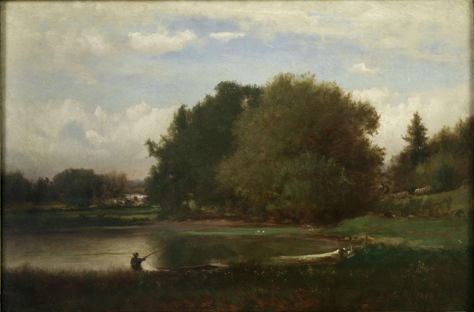 Landscape 274 Wall Art by George Inness - Canvas Print
