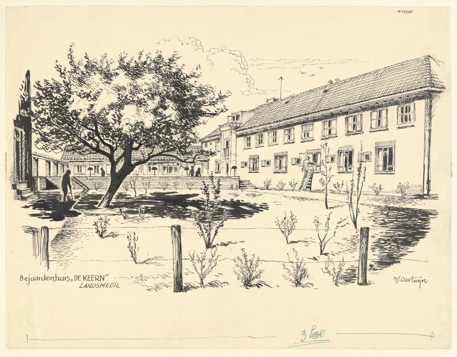Bejaardenhuis De Keern Wall Art by Maarten Oortwijn - Canvas Print