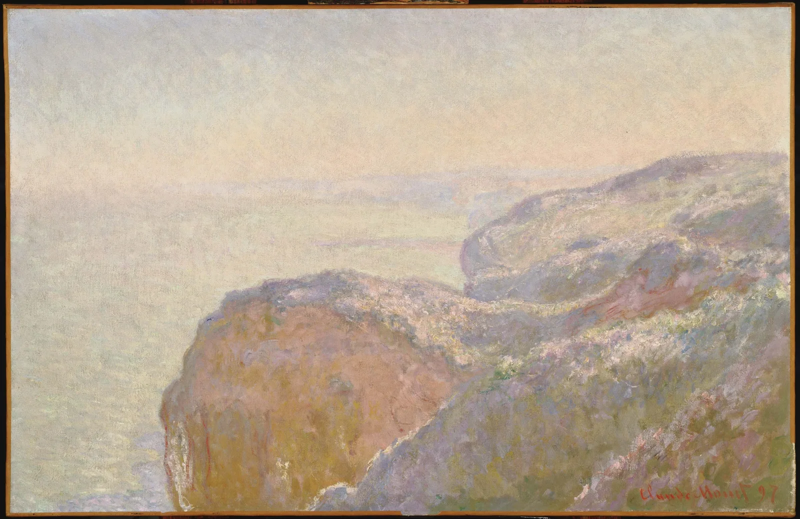 Val Saint Nicolas Near Dieppe Morning Wall Art by Claude Monet - Canvas Print