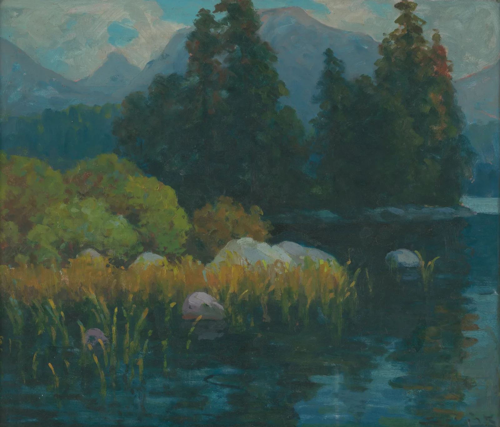 Landscape 111 Wall Art by Ľudovít Čordák - Canvas Print