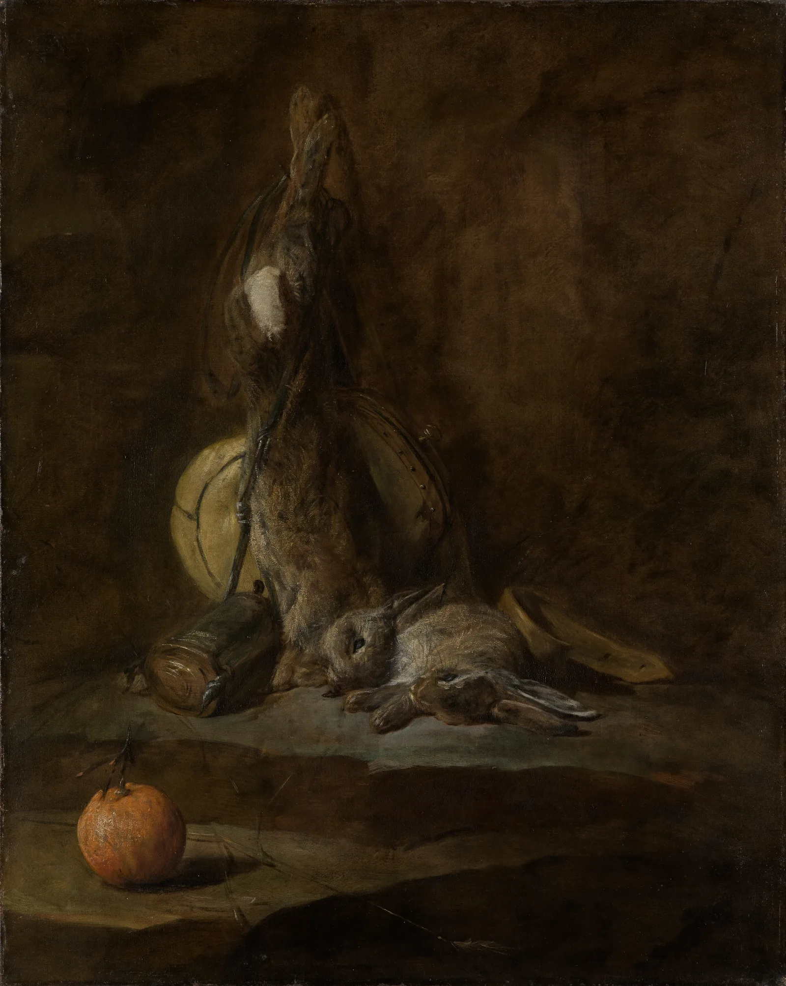 Still Life With Dead Rabbit Wall Art by Jean Siméon Chardin - Canvas Print
