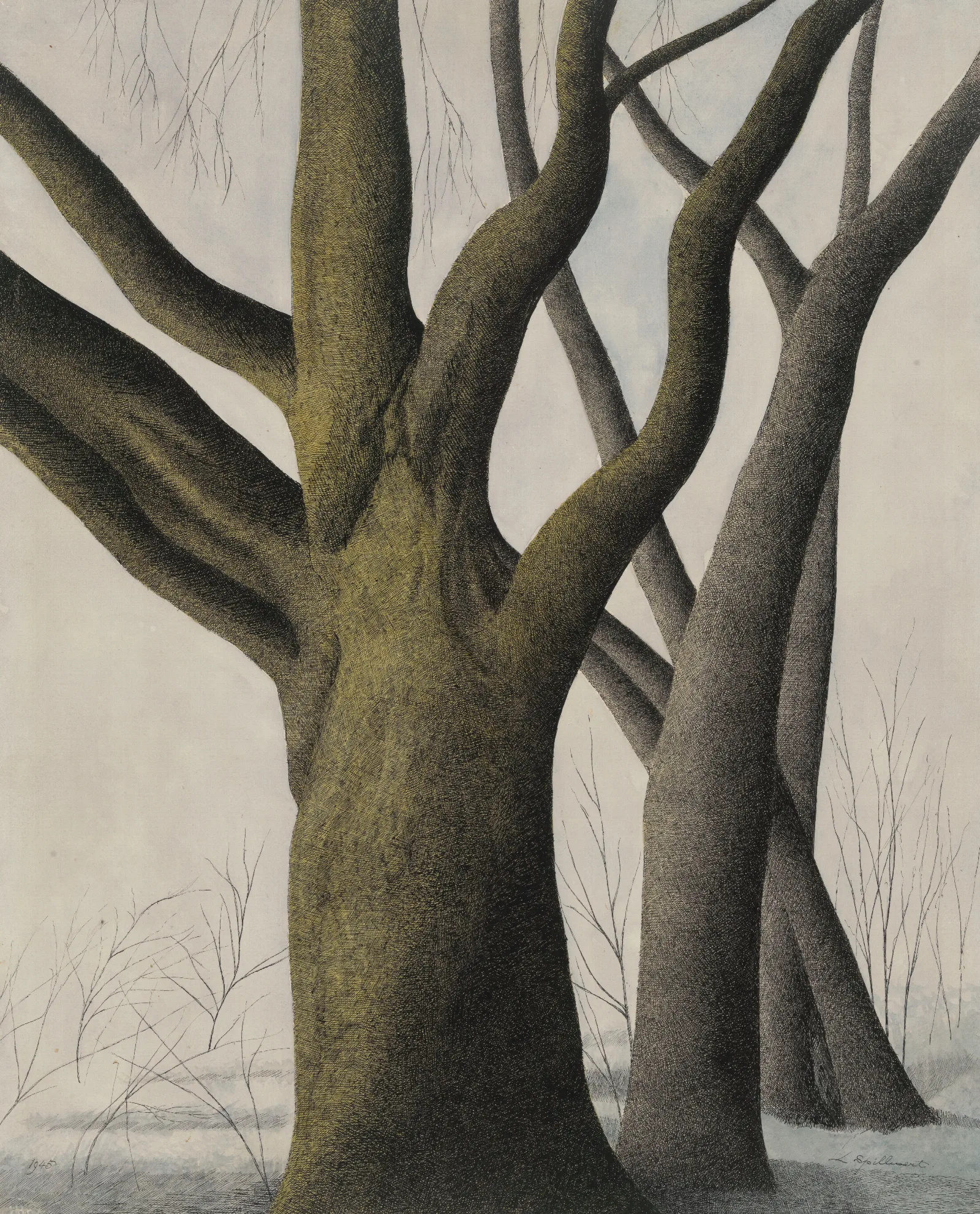 Big Tree Wall Art by Léon Spilliaert - Canvas Print