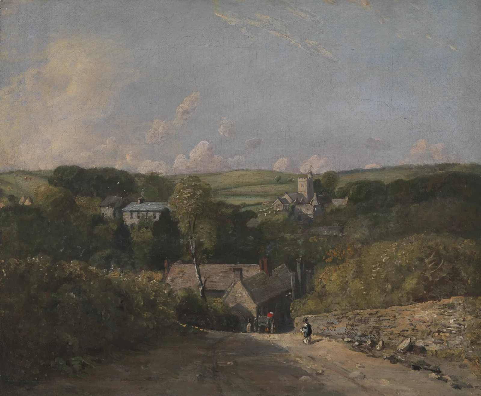Osmington Village Wall Art by John Constable - Canvas Print