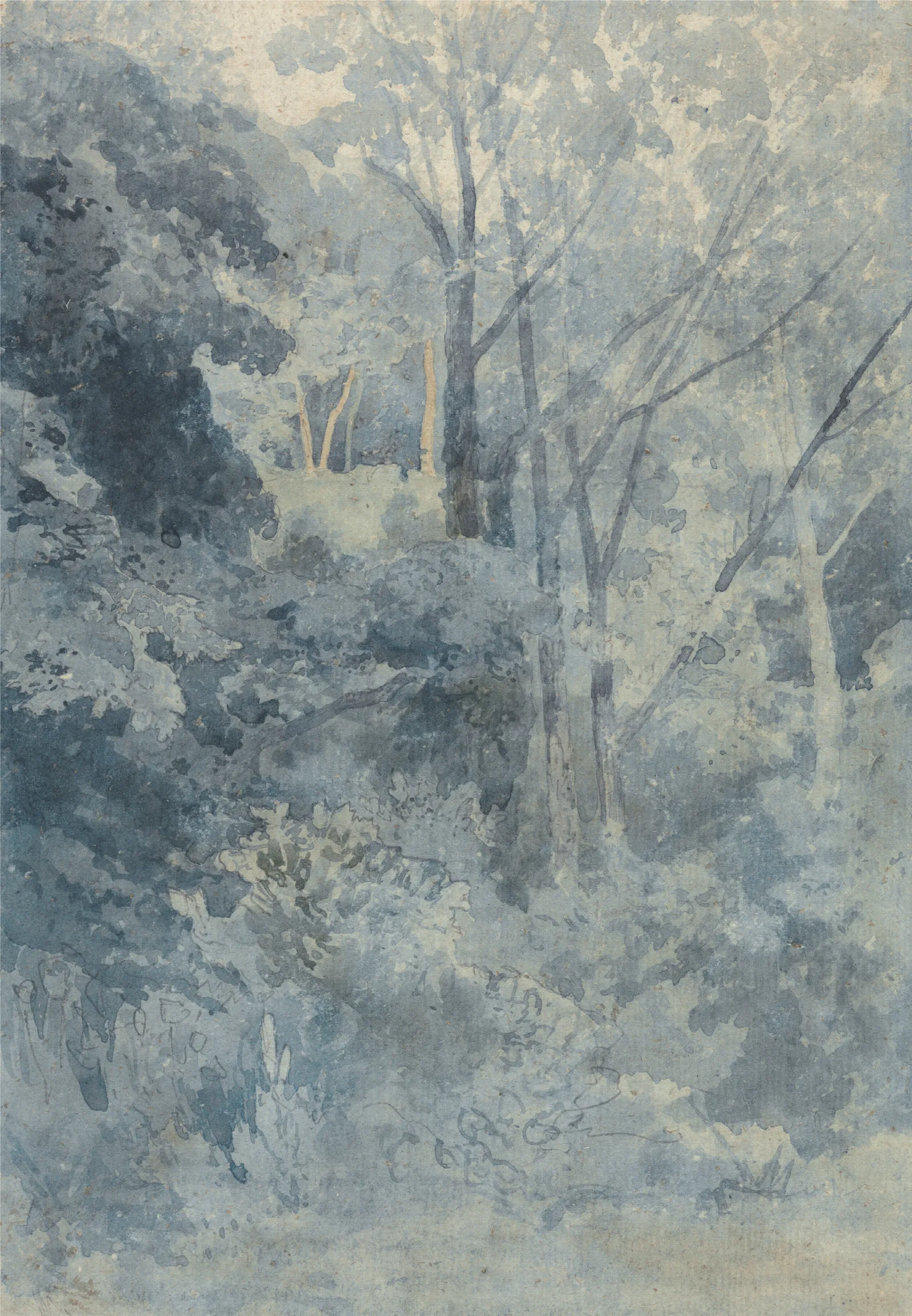 In Rokeby Park Wall Art by John Sell Cotman - Canvas Print