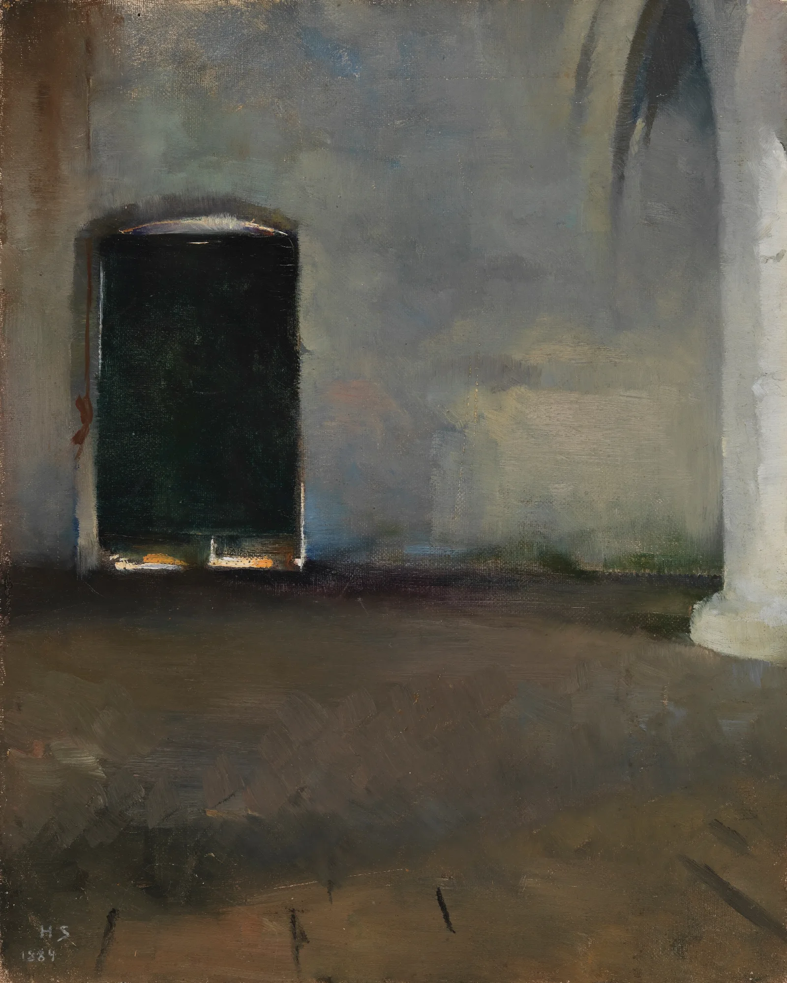 The Door Wall Art by Helene Schjerfbeck - Canvas Print