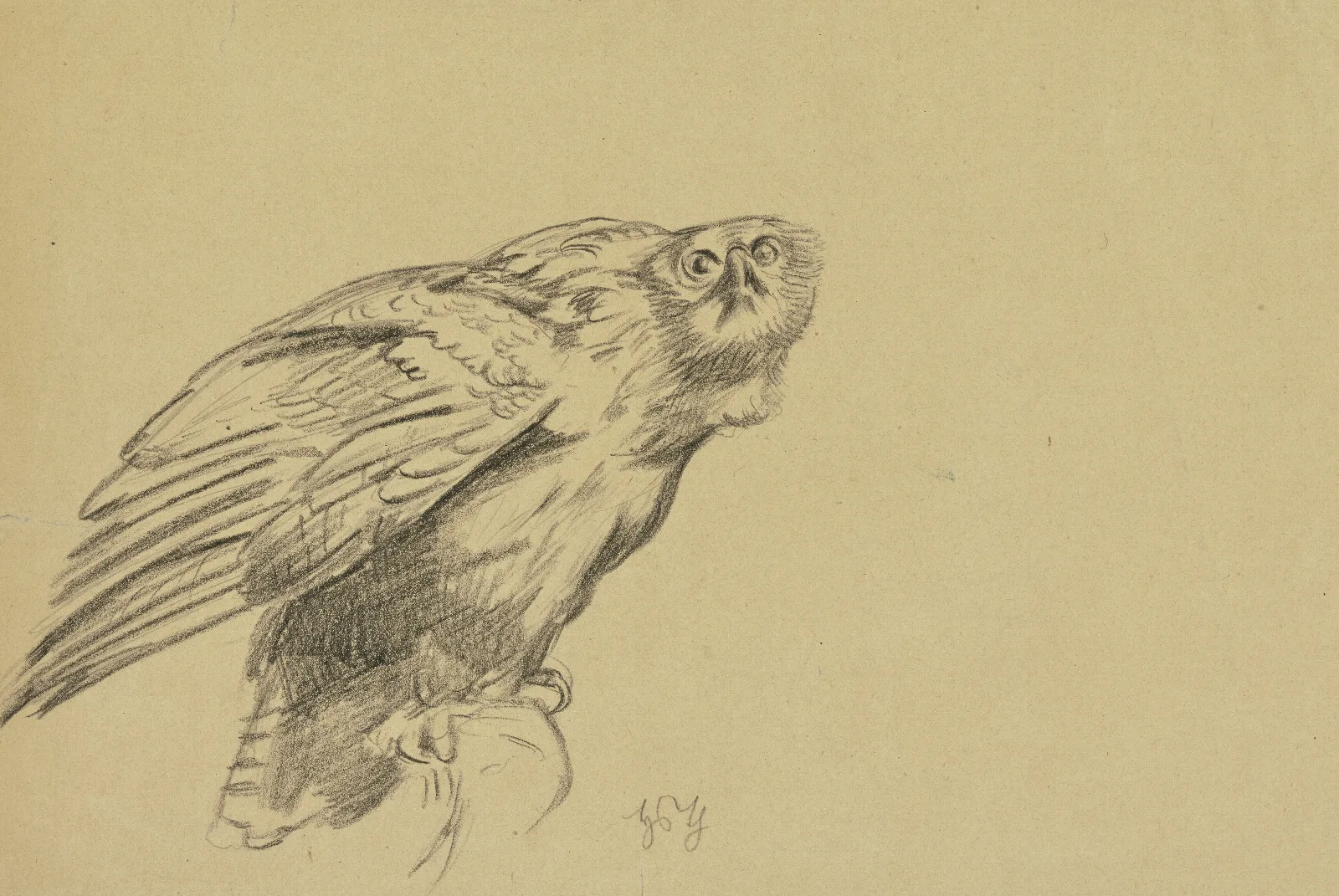 Harpy 2 Wall Art by Hans Thoma - Canvas Print