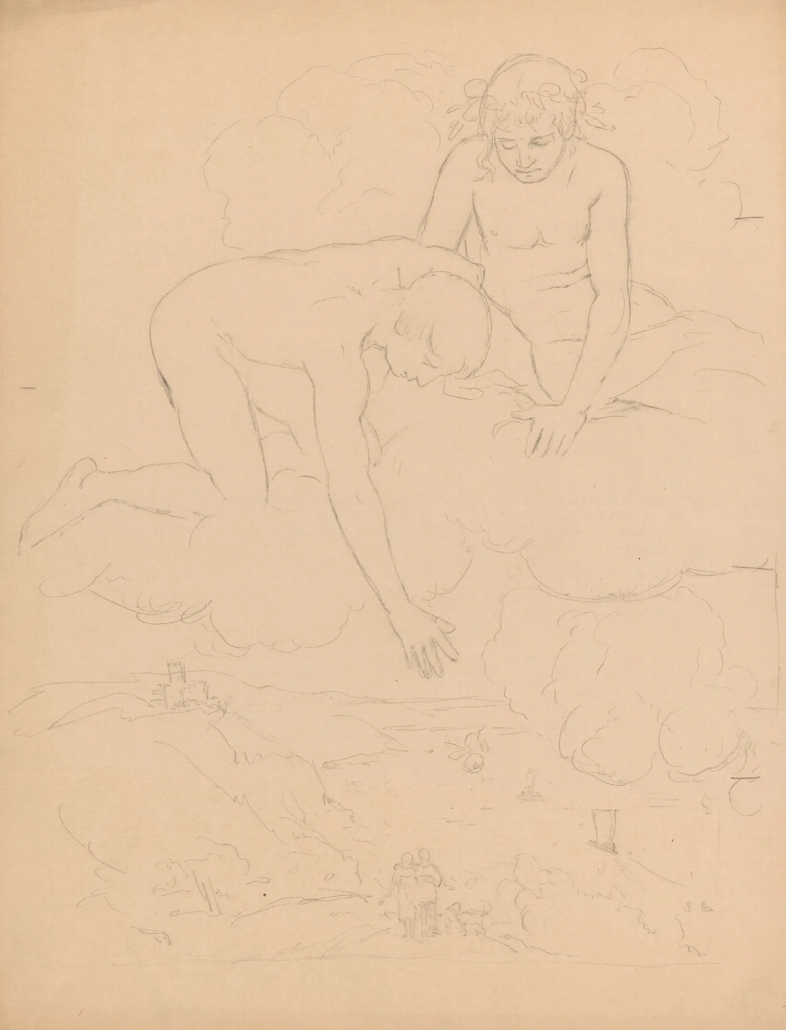 Allegory Of June 3 Wall Art by Hans Thoma - Canvas Print
