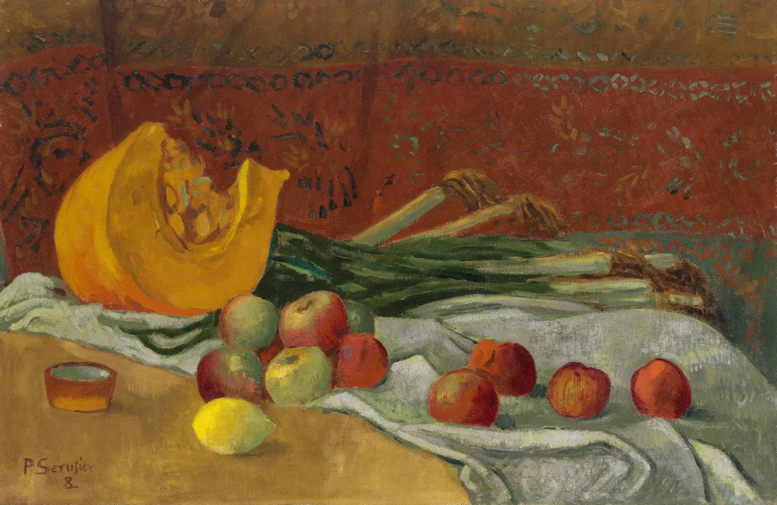 Nature Morte Au Potiron 2 Wall Art by Paul Sérusier - Canvas Print