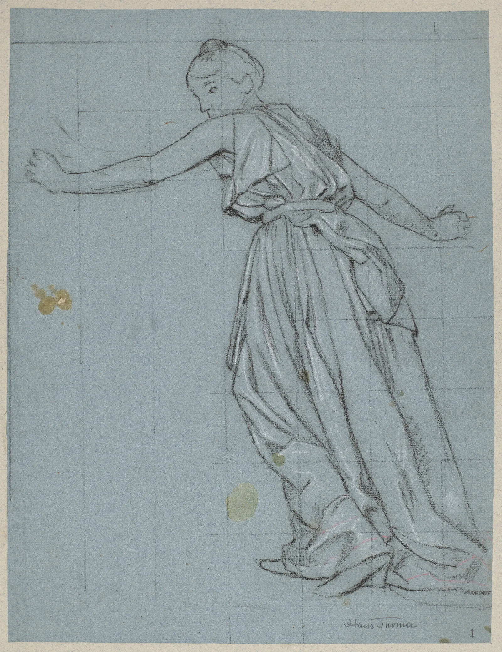 Dancing Woman 3 Wall Art by Hans Thoma - Canvas Print