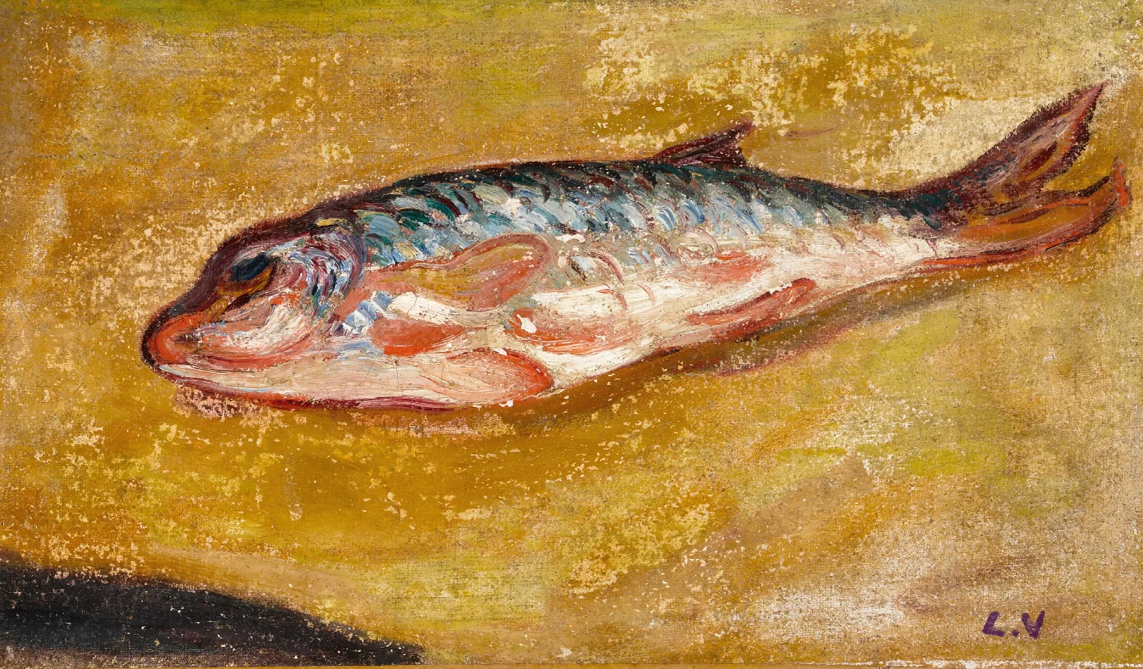 Le Poisson 2 Wall Art by Louis Valtat - Canvas Print