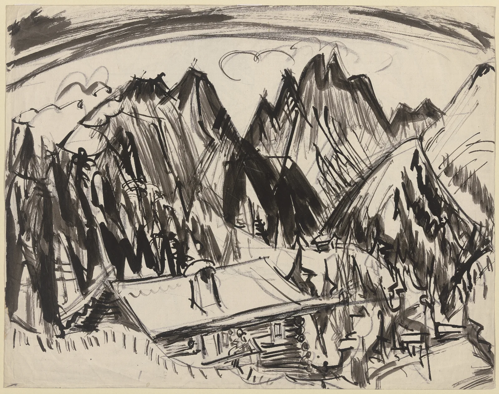 Stafelalp 2 Wall Art by Ernst Ludwig Kirchner - Canvas Print