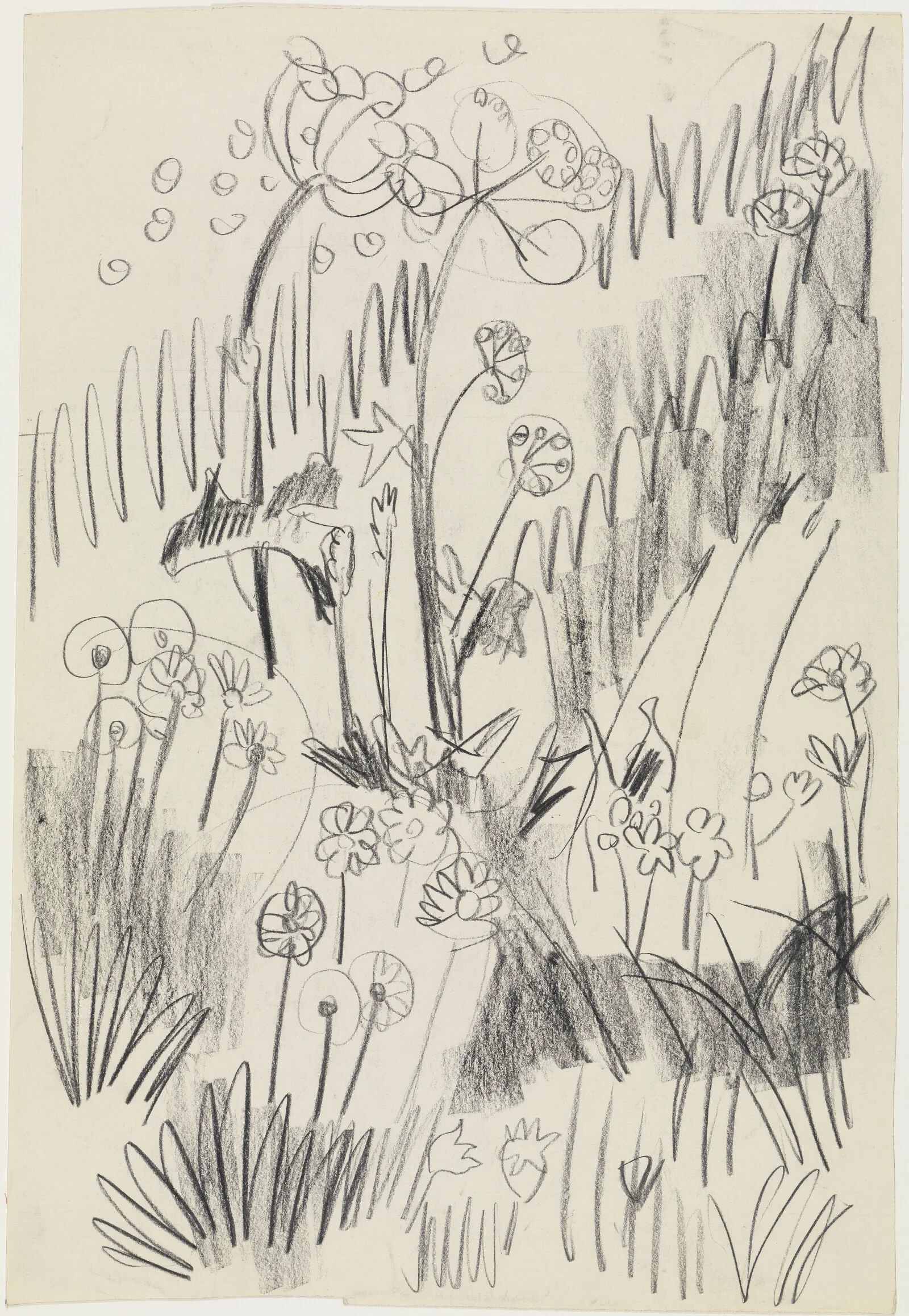 Blumenwiese Wall Art by Ernst Ludwig Kirchner - Canvas Print