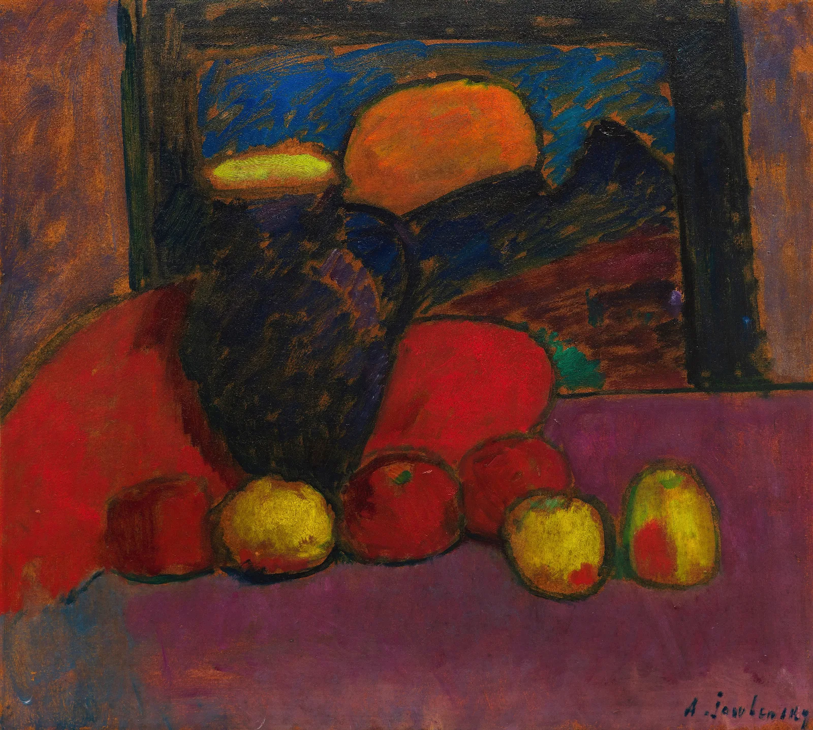 Stillleben 16 Wall Art by Alexej von Jawlensky - Canvas Print
